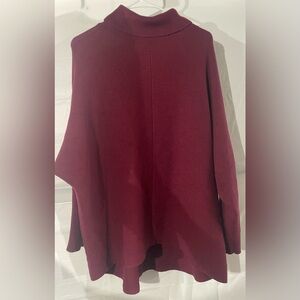 Burgundy Long Sleeve Sweater